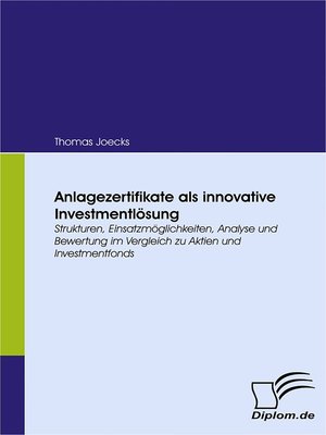 cover image of Anlagezertifikate als innovative Investmentlösung